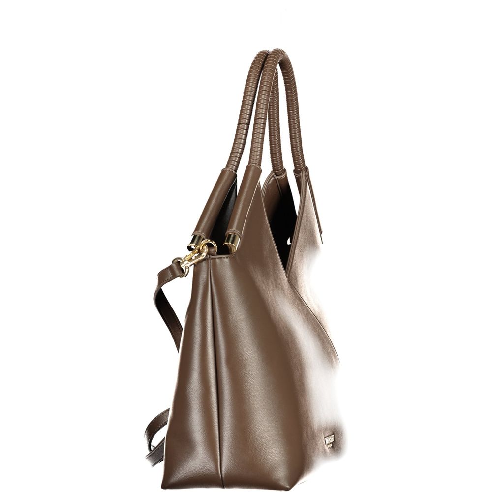Brown Polyethylene Handbag