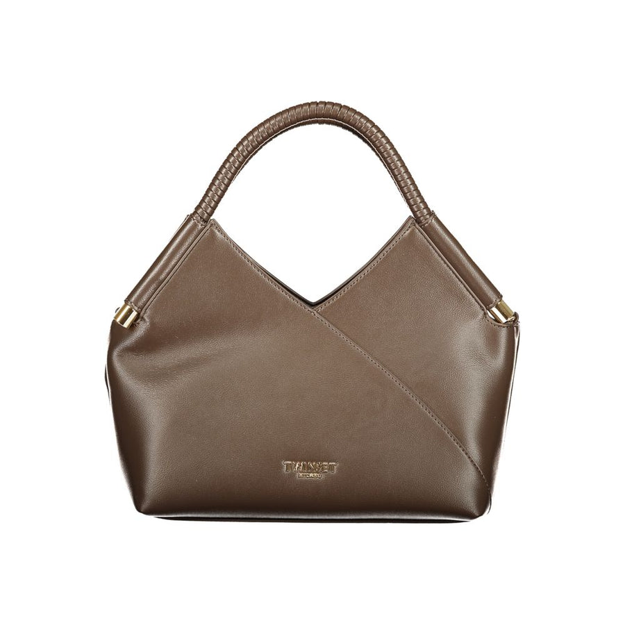 Brown Polyethylene Handbag