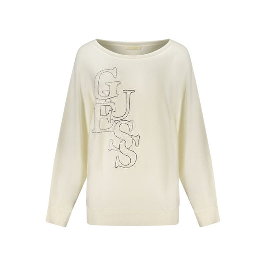 White Viscosa Women Sweater