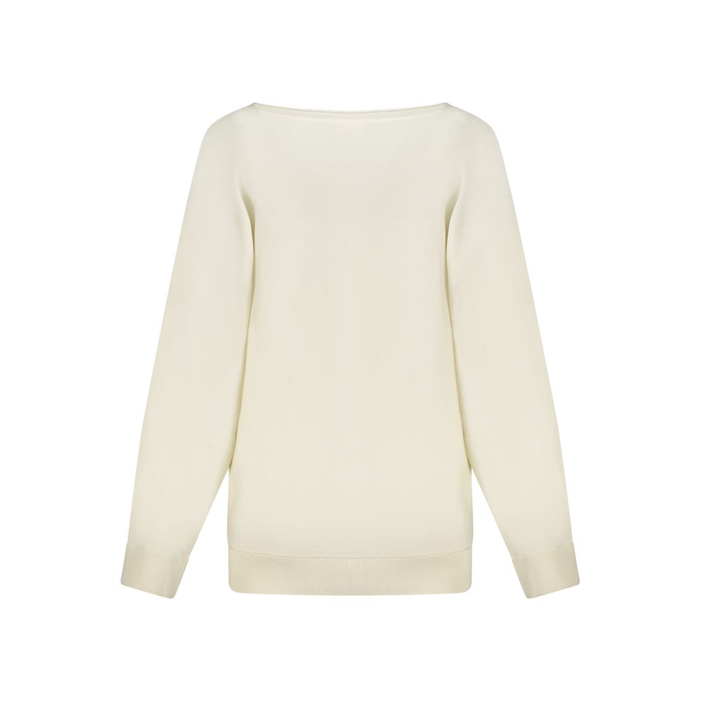 White Viscose Sweatshirt