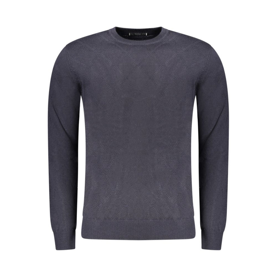 Blue Wool Sweatshirt