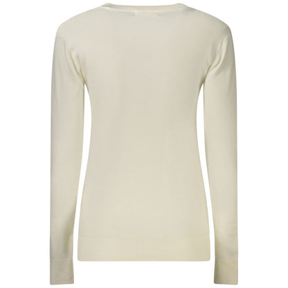 White Viscose Sweatshirt