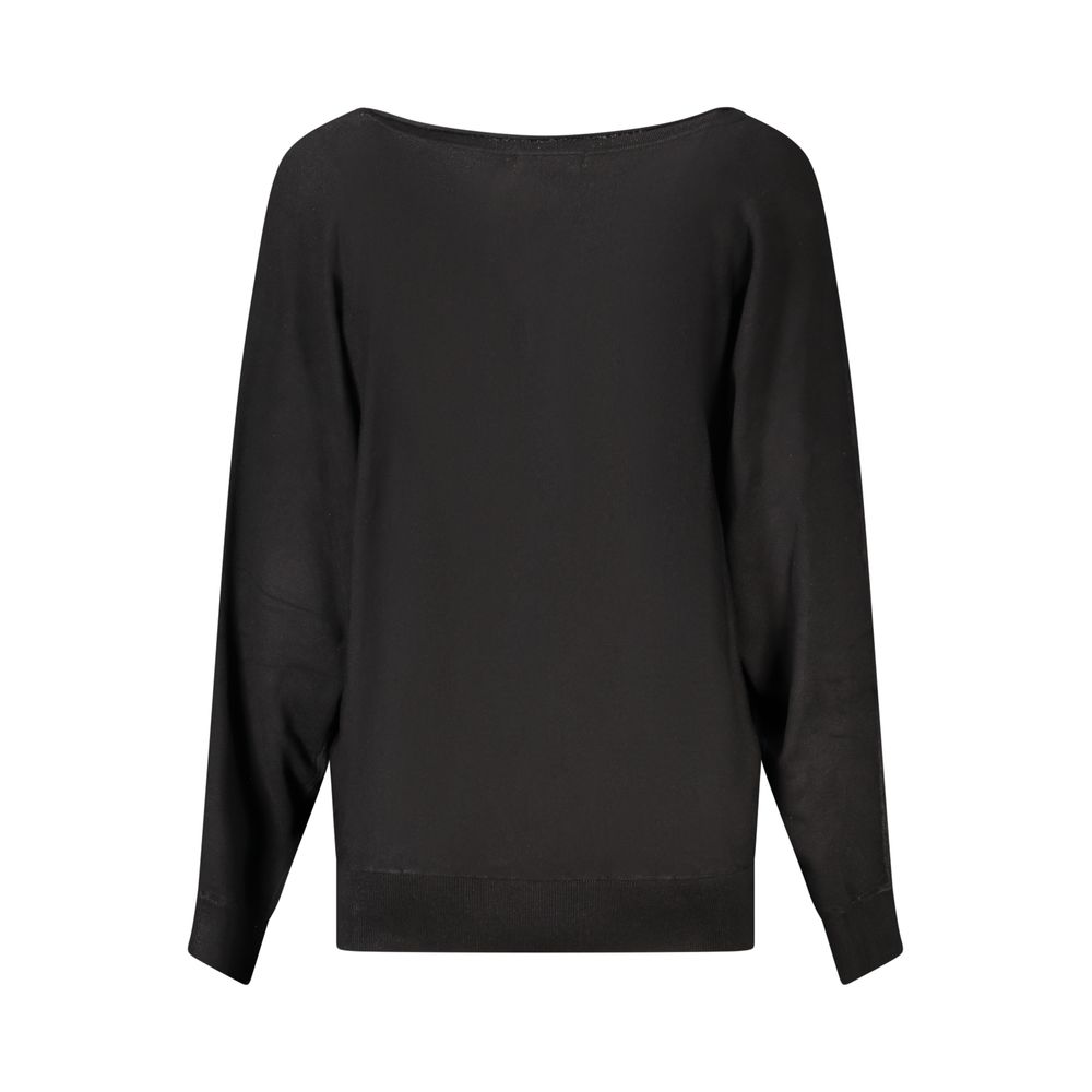 Black Viscose Women's Sweater
