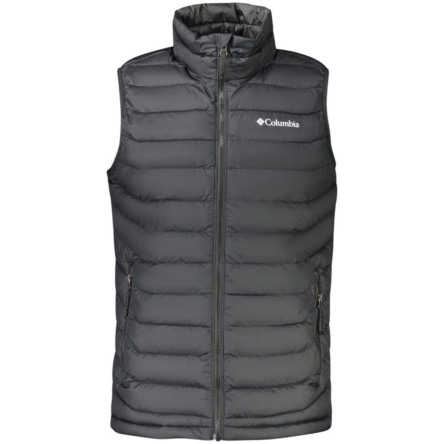 Black Polyester Men's Jacket