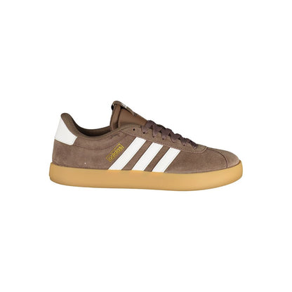 Brown Polyester Athletic Sneakers
