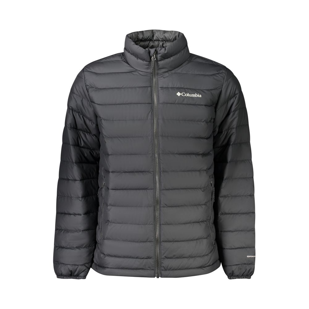 Black Polyester Men's Jacket