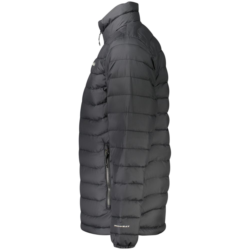 Black Polyester Men's Jacket