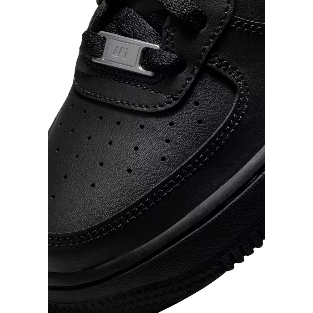 Black Leather Low Top Sneakers