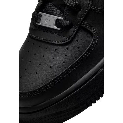 Black Leather Low Top Sneakers