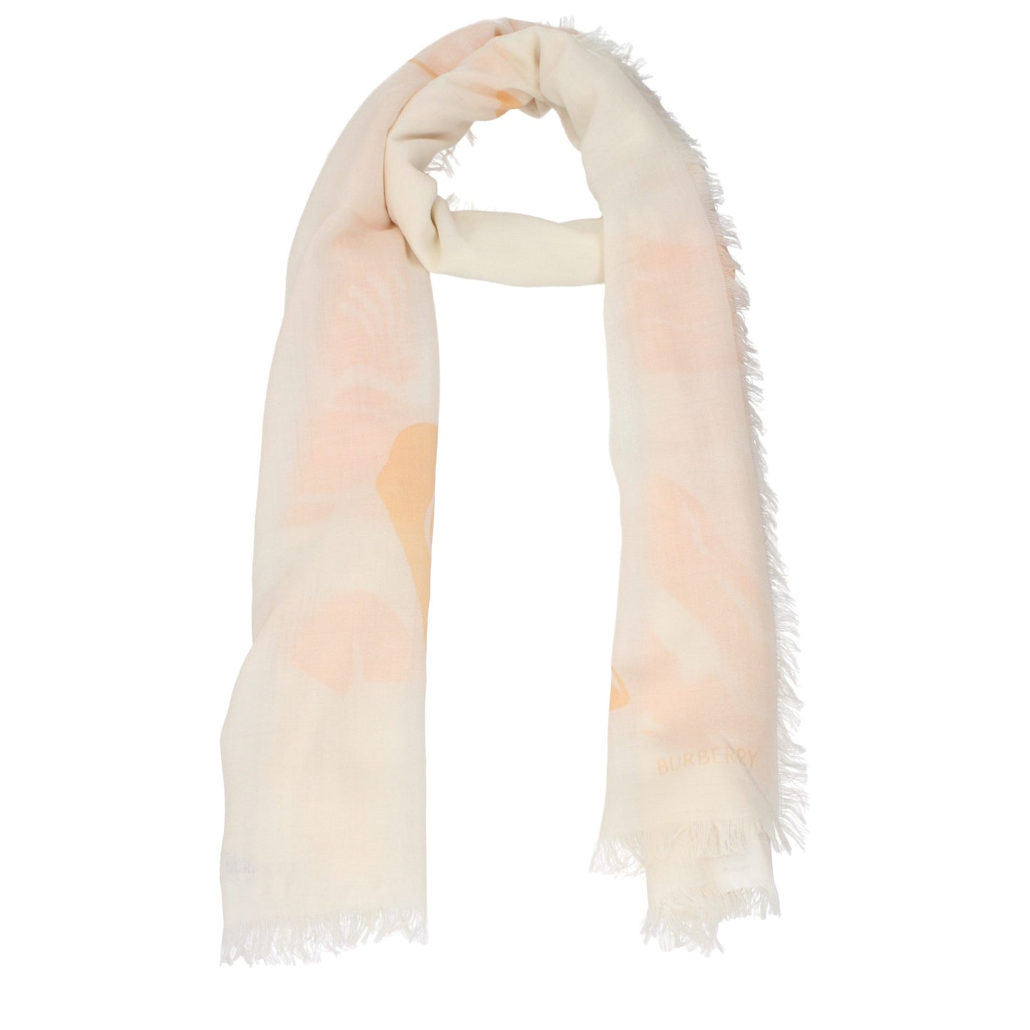 Beige Wool Scarf