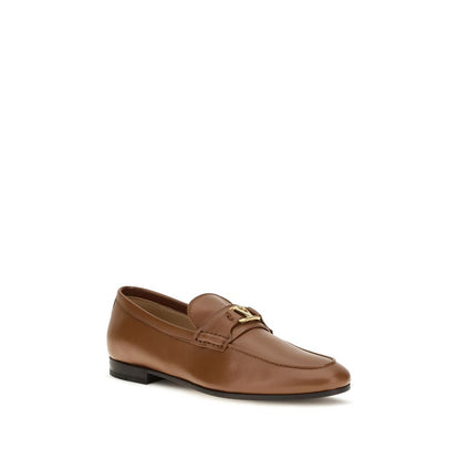 Brown Lamb Ovis Aries Slip-On Loafers