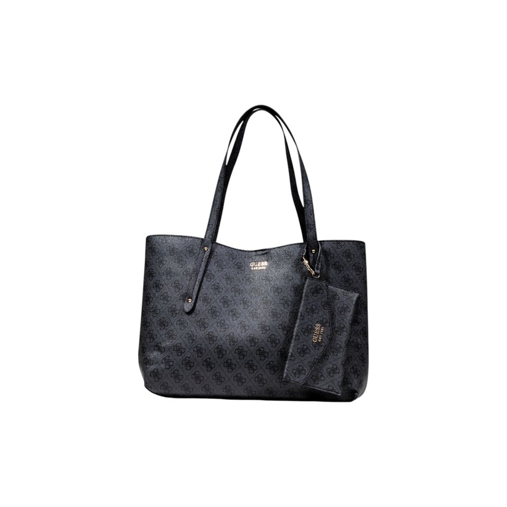 Gray Polyethylene Handbag