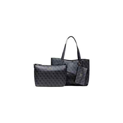 Gray Polyethylene Handbag