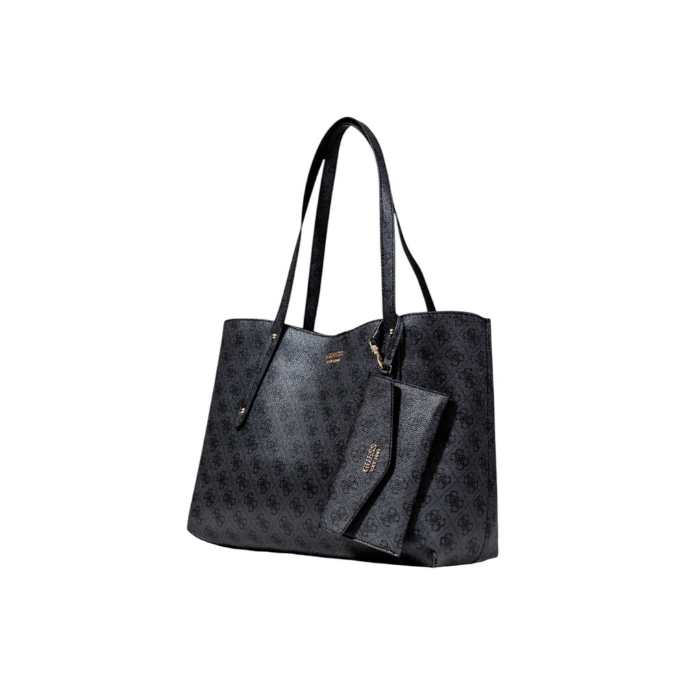 Gray Polyethylene Handbag