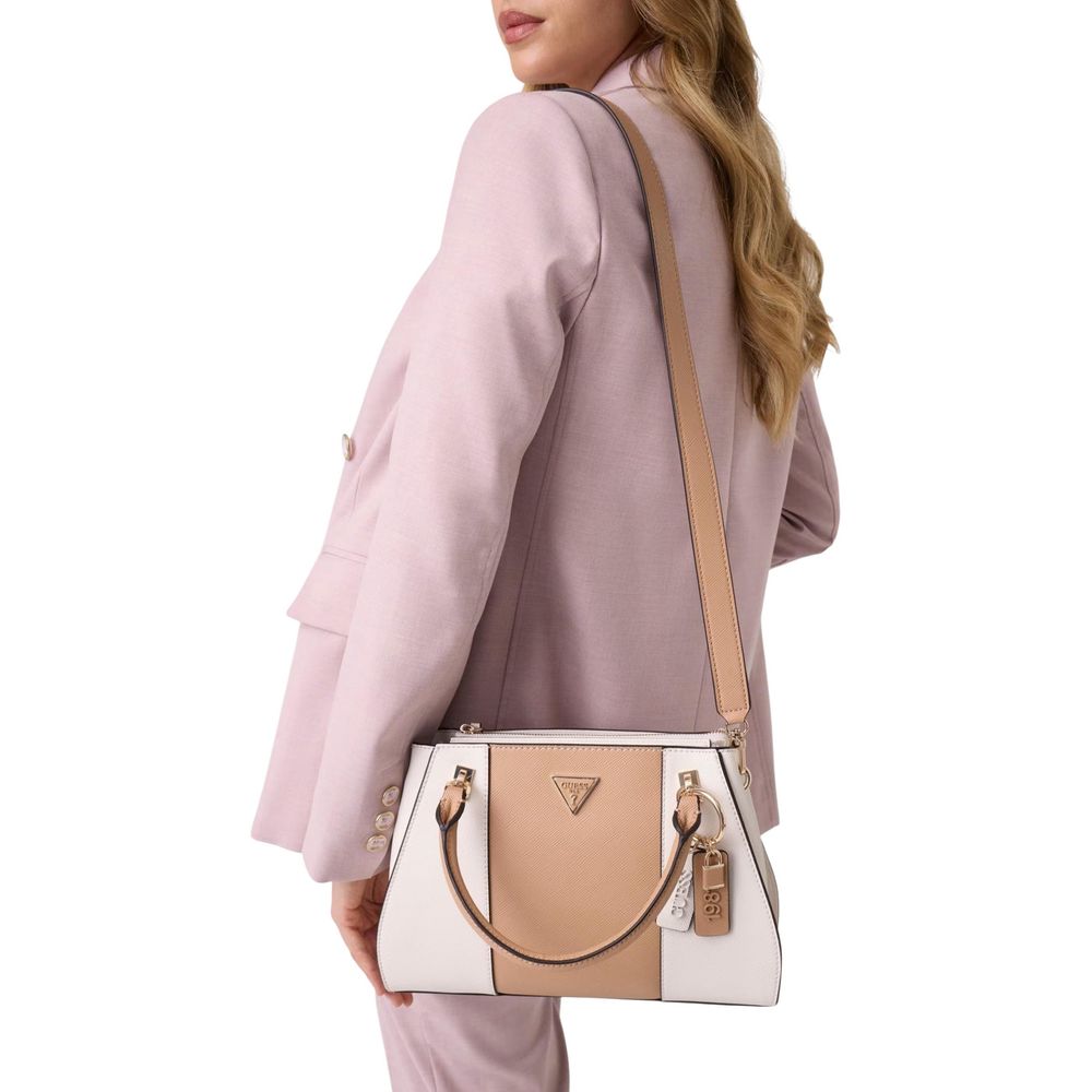 Beige Polyethylene Handbag