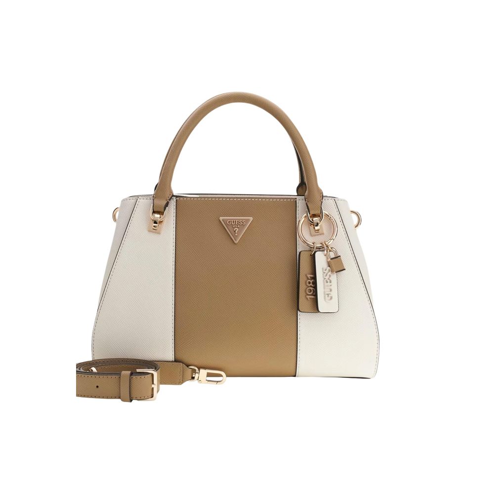 Beige Polyethylene Handbag