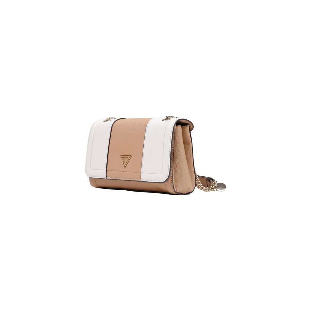 Beige Polyethylene Handbag