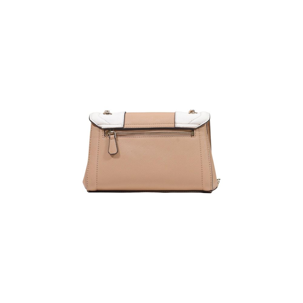 Beige Polyethylene Handbag