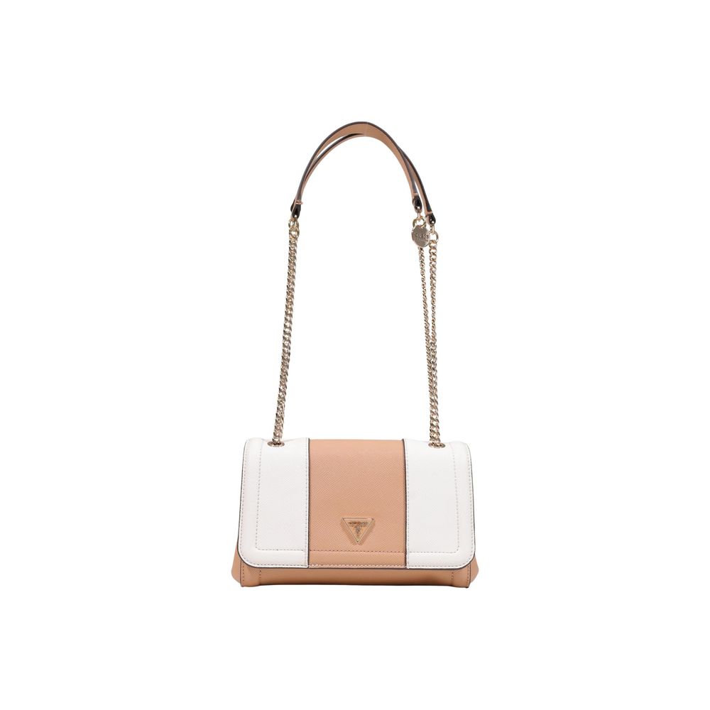 Beige Polyethylene Handbag