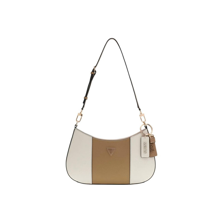 Beige Polyethylene Handbag