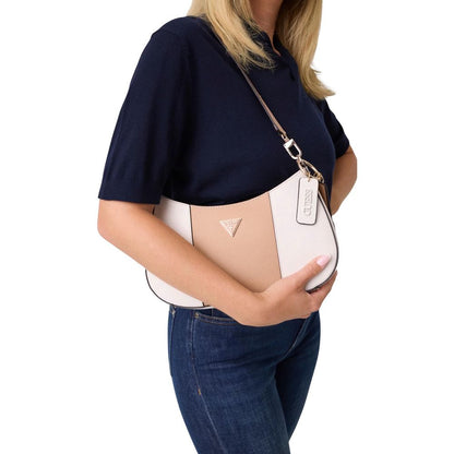 Beige Polyethylene Handbag