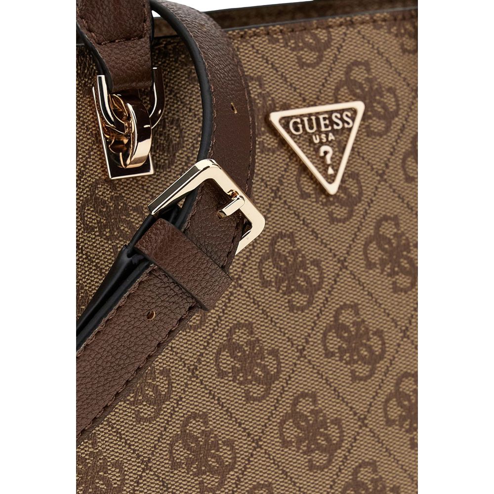 Brown Polyethylene Handbag