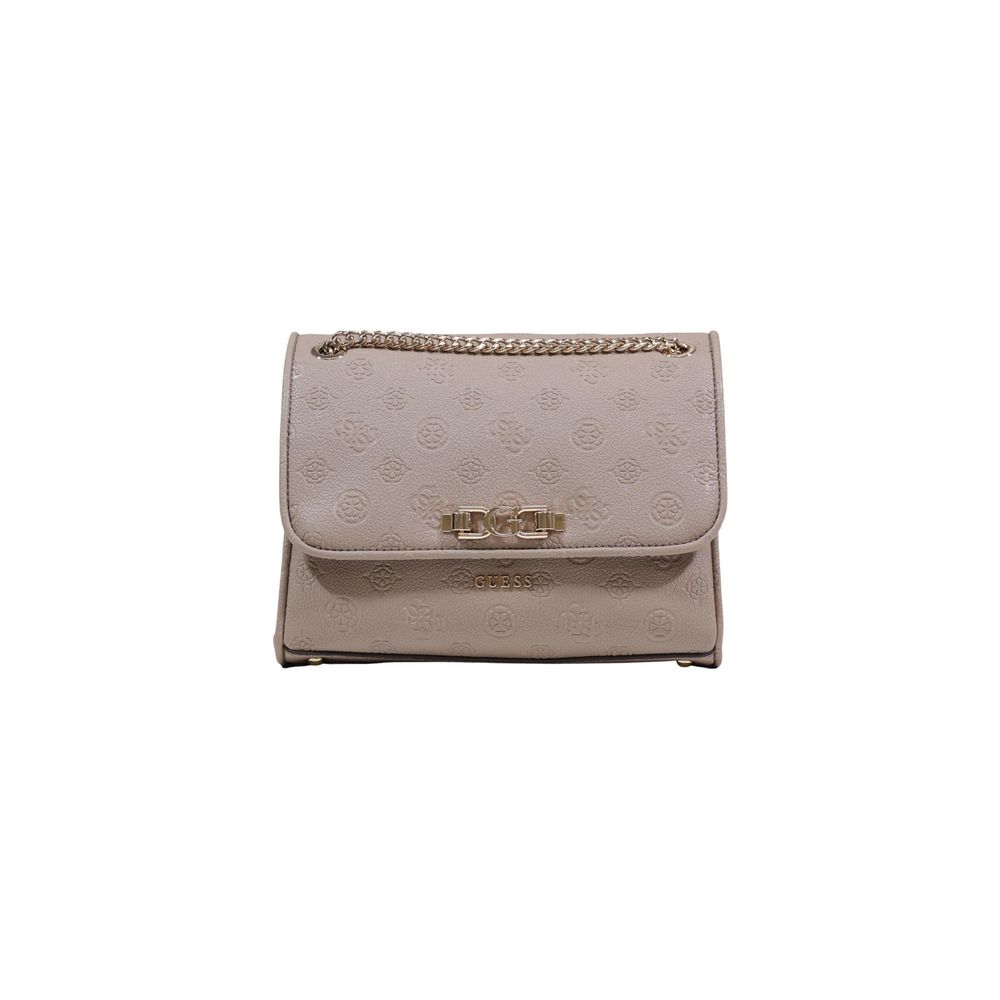 Beige Polyethylene Handbag