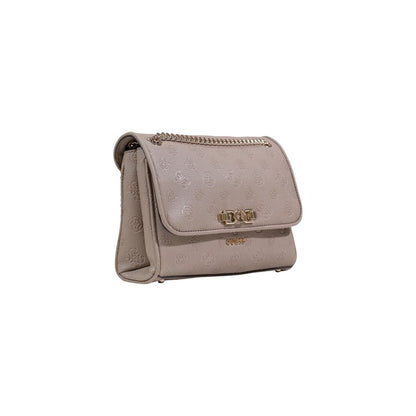Beige Polyethylene Handbag