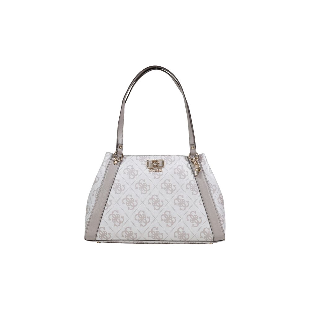 Beige Polyethylene Handbag