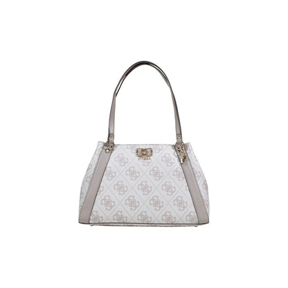 Beige Polyethylene Handbag