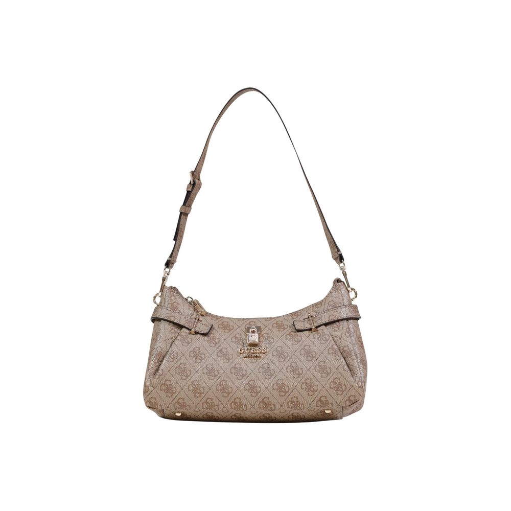 Beige Polyethylene Handbag