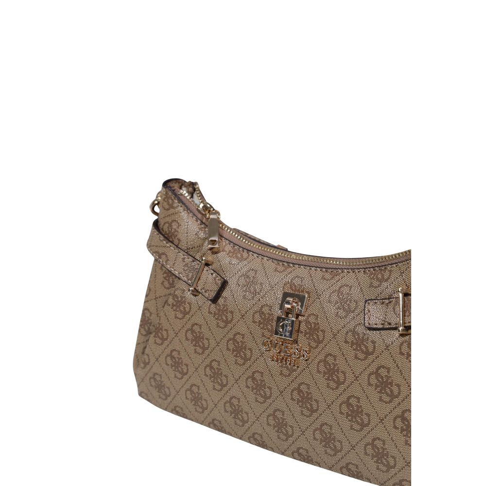 Beige Polyethylene Handbag