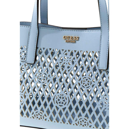 Blue Polyethylene Handbag