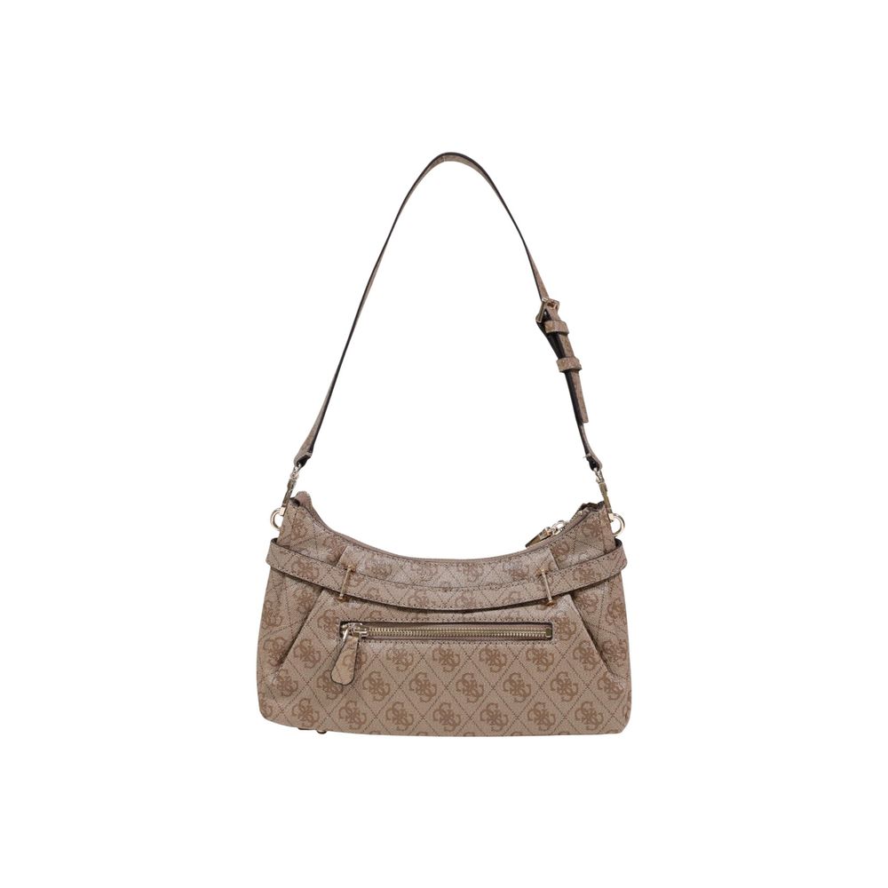 Beige Polyethylene Handbag