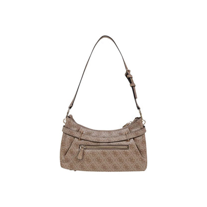 Beige Polyethylene Handbag