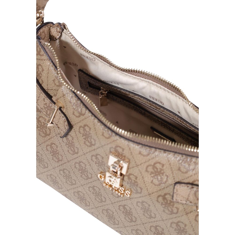 Beige Polyethylene Handbag