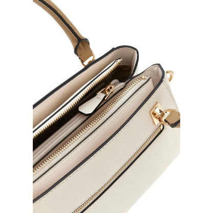 Beige Polyethylene Handbag