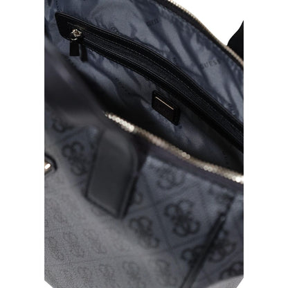 Gray Polyethylene Handbag