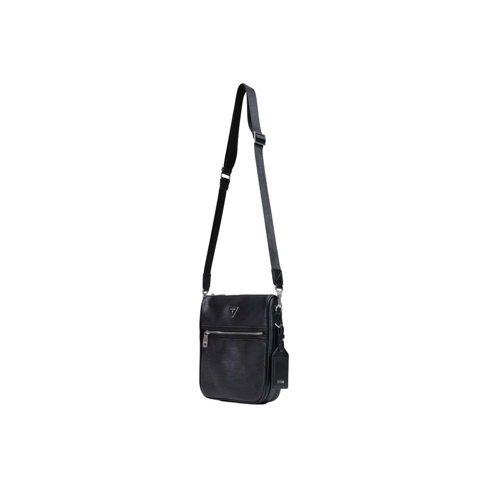 Black Polyethylene Shoulder Bag