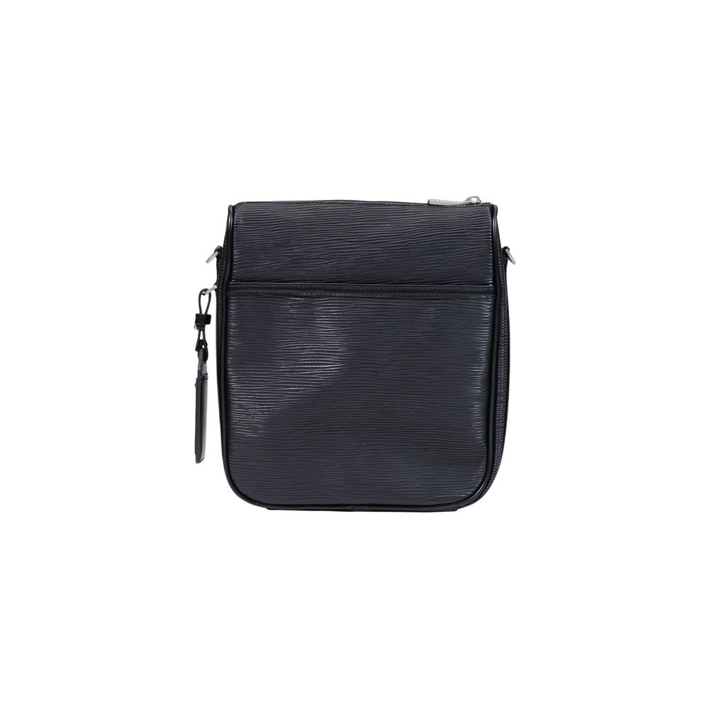 Black Polyethylene Shoulder Bag
