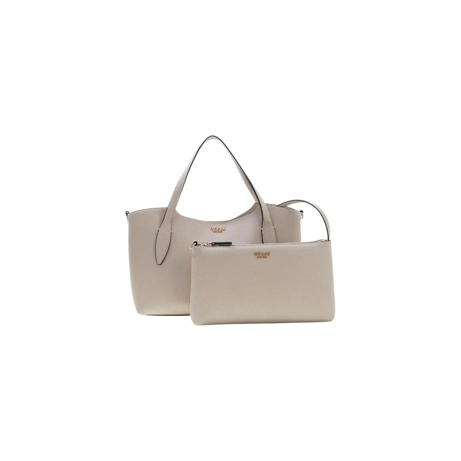 Beige Polyethylene Handbag