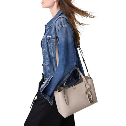 Beige Polyethylene Handbag