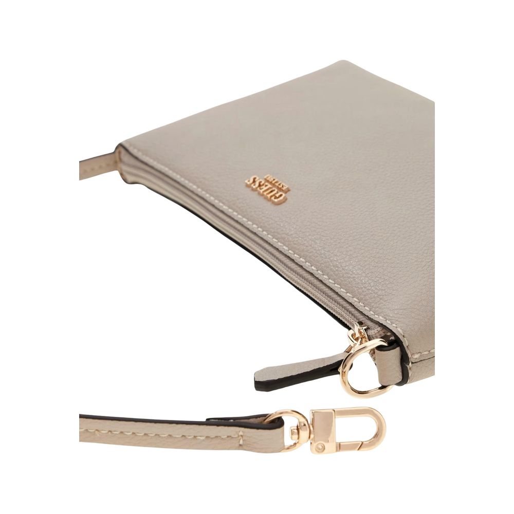 Beige Polyethylene Handbag