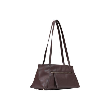Brown Polyethylene Handbag