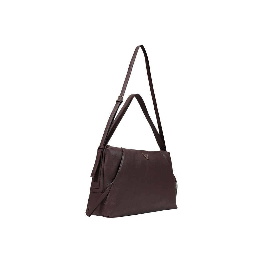 Brown Polyethylene Handbag