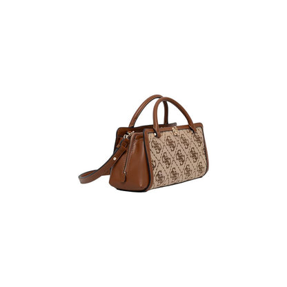 White Polyester Handbag