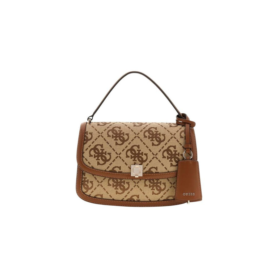 White Polyester Handbag