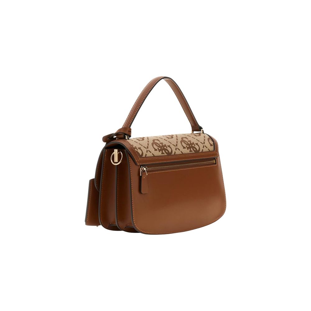 White Polyester Handbag