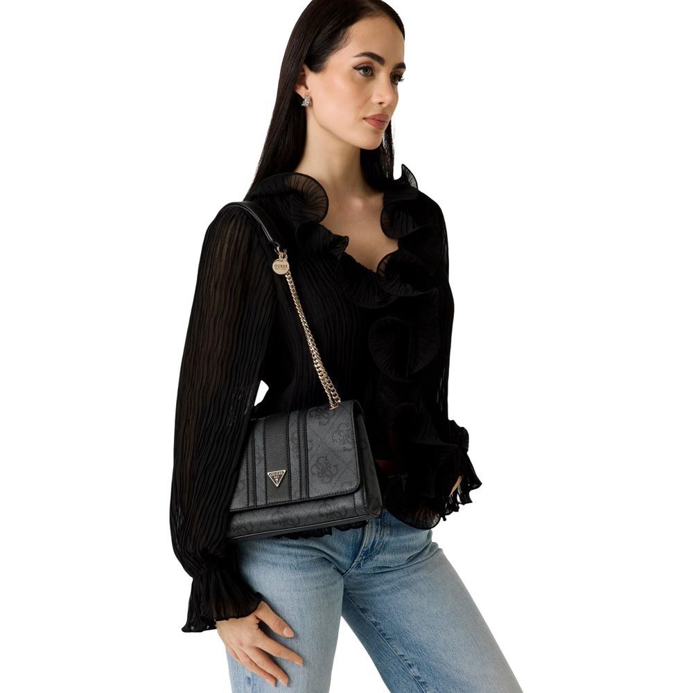 Gray Polyethylene Handbag