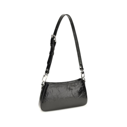 Black Calf Leather Bos Taurus Shoulder Bag